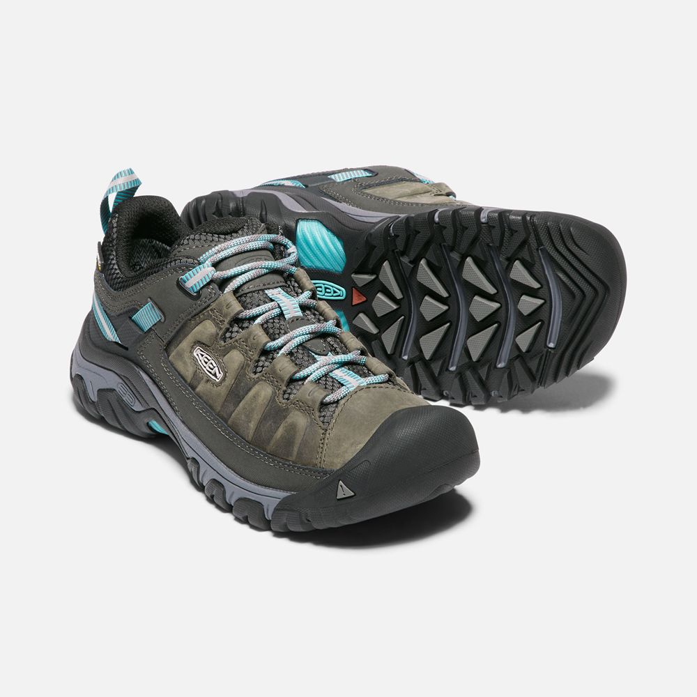 Keen Wandelschoenen Dames Zwart Bruin - Targhee Iii Waterproof - 40185-EJFO